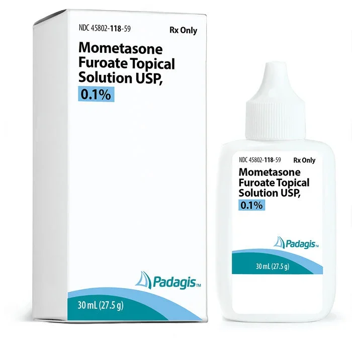 Mometasone Furoate Topical Solution 0.1% (Rx)
