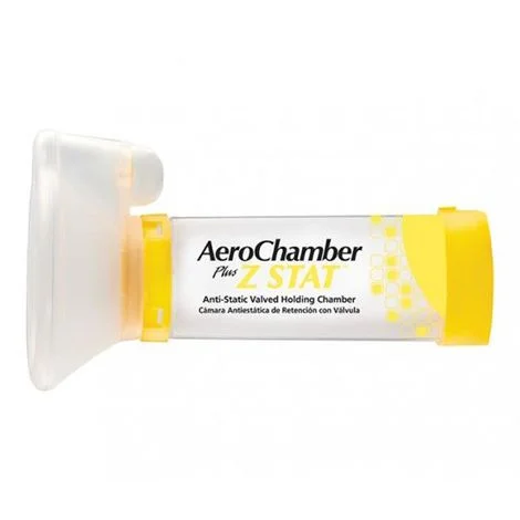 Monaghan AeroChamber Plus Z STAT Anti-Static Valved Holding Chamber With ComfortSeal Mask