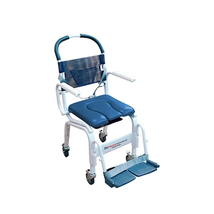 Mor-Medical Euro Deluxe Aluminum Shower Commode Chair