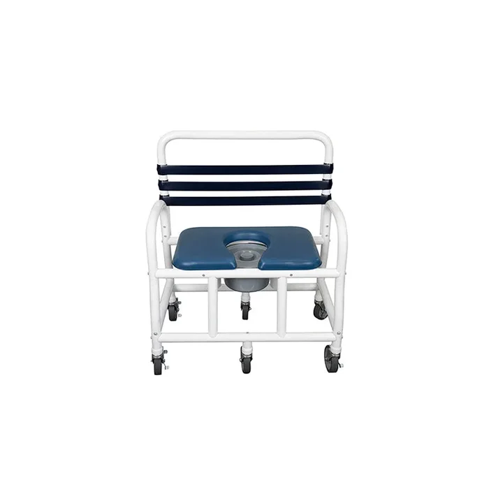 Mor-Medical XL Heavy Duty Deluxe PVC Shower Commode Chair – 710 lb Cap