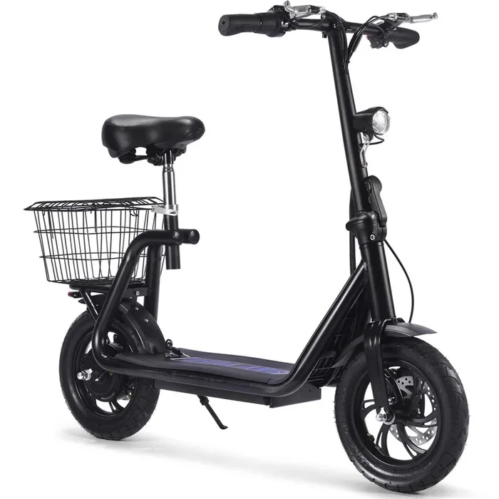 MotoTec – Metro 36v 500w Lithium Electric Scooter Black