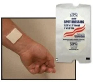 MPM Medical Transparent Dressing with Pad Square 2 X 2 Inch 2 Tab Delivery Without Label Sterile – P00499