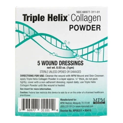 MPM Medical Triple Helix Collagen Dressing 1gm Powder