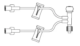 MPS Medical Extension Set 4 Inch Tubing 1 Port 0.5 mL Priming Volume – DB-006-13