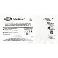 MTG Intermittent Catheter Kit MTG EZ-Advancer Soft Straight Tip 12 Fr. Without Balloon, 100 EA/CS - Image 2