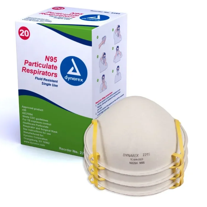 N95 Particulate Respirator Mask – Flat, Molded