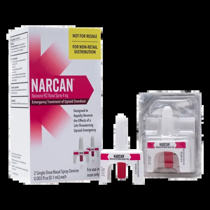 Narcan (Naloxone HCI) 4 mg Nasal Spray, 2/pack