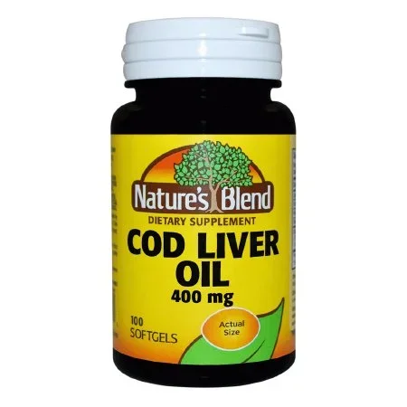 National Vitamin Company Cod Liver Oil, Cap (100/Bt) – 54629012401
