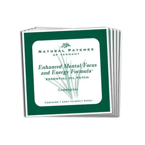 Natural Patches Of Vermont Mental Focus And Energy Formula Essential Oil Patch