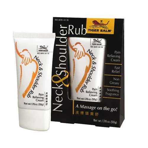 Neck & Shoulder Rub Pain Relieving Cream, 1.76 oz by Tiger Balm