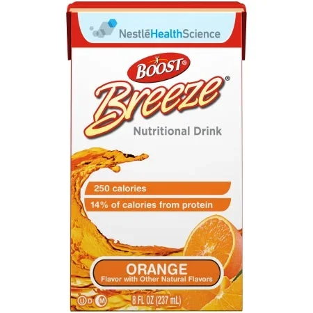 Nestle Healthcare Nutrition Boost Breeze Oral Supplement Orange Flavor 8 oz. Carton Ready to Use – 10043900186204