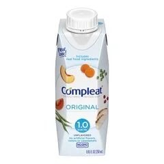 Nestle Healthcare Nutrition Compleat® Tube Feeding Formula, 8.45 oz., Reclosable Carton, Ready to Use, Unflavored, Adult, 24EA/CS