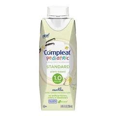 Nestle Healthcare Nutrition Oral Supplement Compleat Pediatric Standard 1.0 Cal 8.45 oz. Carton Liquid, 24/Case