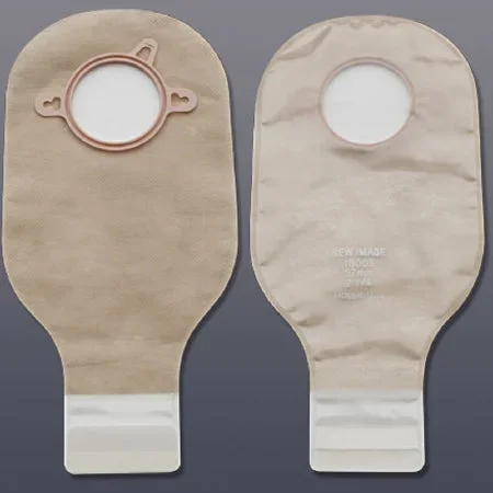 New Image 2-Piece Drainable Ostomy Pouch – 1-Sided Comfort Panel, Precut, Lock ‘n Roll, 12″ L, 4″, Ultra-clear, Box of 10