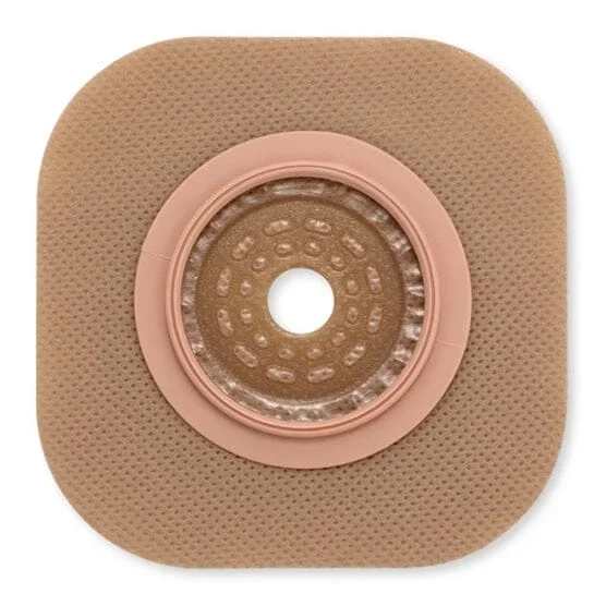 New Image CeraPlus Flat Extended Wear Barrier Without Tape Border, Pre-sized 1-1/2″ Opening, 2-1/4″ Flange Size, Red