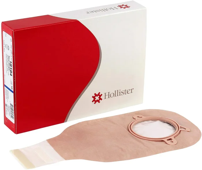 New Image Colostomy Pouch, 12 Inch Length, Drainable, Box of 10