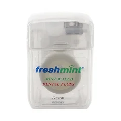 New World Imports Dental Floss Freshmint 12 Yard Mint Flavor, 12 EA/PK