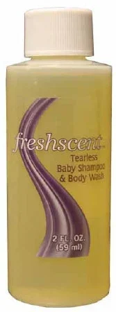 New World Imports Freshscent Tearless Shampoo and Body Wash 2 oz. Bottle Fruit Scent – TS2