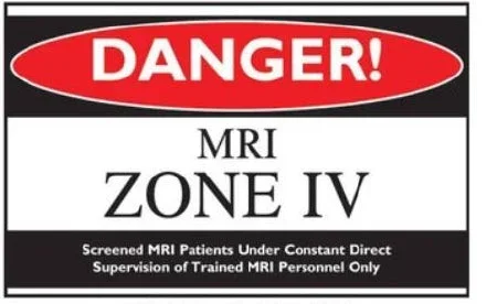 Newmatic Medical Caution Sign Danger! MRI – ZONE4