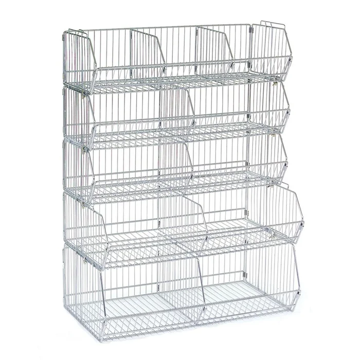 Nexel Wire Bin Shelving Divider, 9″H x 14″D, 12/pk – 932875