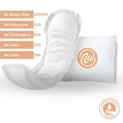 Nexwear Bladder Control Pad – 10 Length Moderate Absorbency with Superabsorbant Core, One Size Fits Most, 30/PK - Image 3