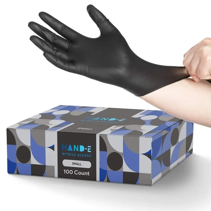 Nitrile Gloves – Black