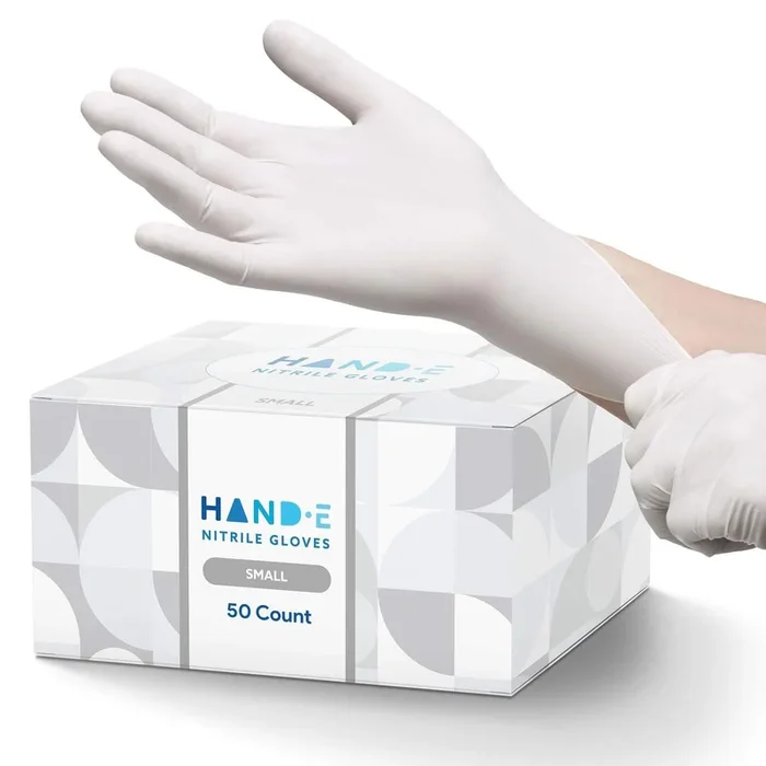 Nitrile Gloves – White
