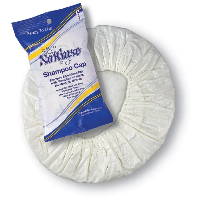 No Rinse Shampoo Cap No Rinse Shampoo Caps, case of twelve (12) individually polybagged caps per case – 71835