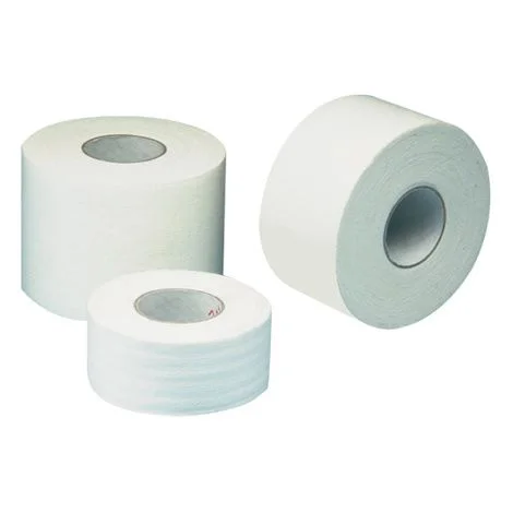 Non-Elastic Bleached Cotton Zinc Oxide Adhesive Athletic Tape