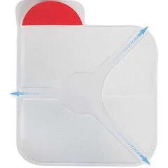 North American Rescue Chest Wound Seal Hyfin Vent Compact 4-3/4 X 4-3/4 Inch 2 per Pack NonSterile, 2 EA/PK