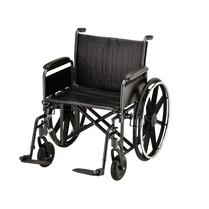 Nova Medical 5241 Steel Standard Bariatric Extra Wide Wheelchairs – 24 In Wide
