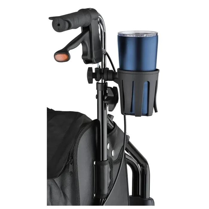 NOVA Medical Cup Holder For Walkers & Rollators with Round Narrow Tubing