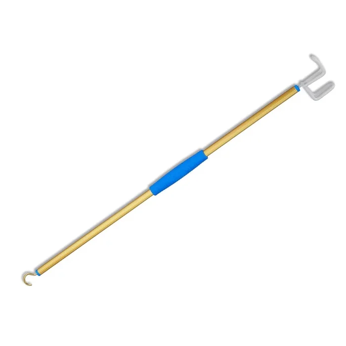 Nova Medical Dressing Stick for Clothing & Socks – Extra Long 27” Hook Stick