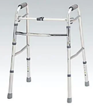 Nova Ortho-Med Dual Release Folding Walker Aluminum Frame 300 lbs. Weight Capacity 29 to 33 Inch Height – 4090YW3