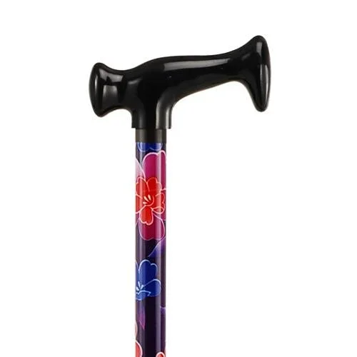 Nova Ortho-Med T-Handle Cane Aluminum 28 To 39 Inch Height Maui Flowers Print – 2017