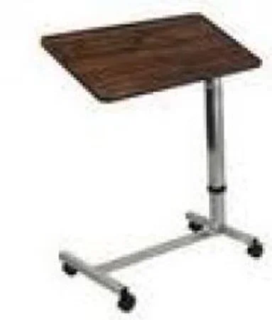 Novum Medical Products of NY LLC Overbed Table with Vanity Non-Tilt Automatic Spring Assisted Lift 28 to 45 Inch Height Range 28 to 45 Inch Height Range – 129