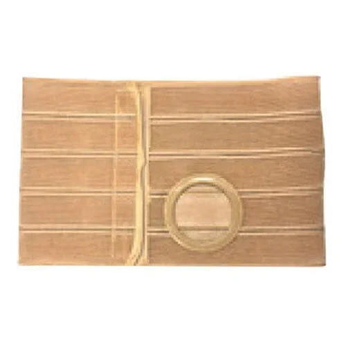 Nu-Hope Nu-Form™ Support Belt, 2-3/4” Stoma, 9” Wide, Left, 1-1/2” From Bottom, Contoured, XL (41” to 47” Waist), Beige