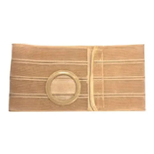 Nu-Hope Nu-Form™ Support Belt, 2-5/8” Stoma, 7” Wide, Right, 1-1/2” From Bottom, Prolapse Strap, 2XL (47” to 52” Waist), Beige