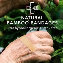Nutricare Adhesive Strip with Aloe Vera Patch 3/4 X 3 Inch Bamboo / Aloe Vera Rectangle Tan Sterile, 25 EA/TB, 3 TB/BX, 8 BX/CS - Image 4