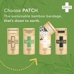 Nutricare Adhesive Strip with Aloe Vera Patch 3/4 X 3 Inch Bamboo / Aloe Vera Rectangle Tan Sterile, 25 EA/TB, 3 TB/BX, 8 BX/CS - Image 2
