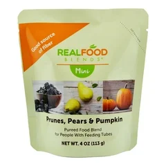 Nutricia Tube Feeding Formula Real Food Blends Mini Mini Prunes / Pears / Pumpkin Flavor Liquid 4 oz. Pouch, 12 EA/CS