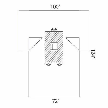 O&M Halyard Inc Abdominal Drape Laparotomy Drape 100 W X 72 W X 124 L Inch Sterile – 89228
