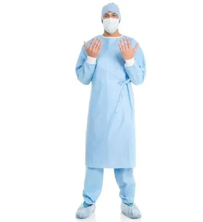 O&M Halyard Inc Evolution 4 Patient Exam Gown X-Large Adult Blue – 72888