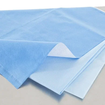 O&M Halyard Inc H200 HALYARD* QUICK CHECK* Sterilization Wrap White / Blue 12 X 12 Inch Dual Layer SMS Polypropylene – 34167
