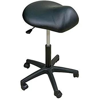 Oakworks Professional Stool Pneumatic Height Adjustment, Low Height Ocean – 60373-T20