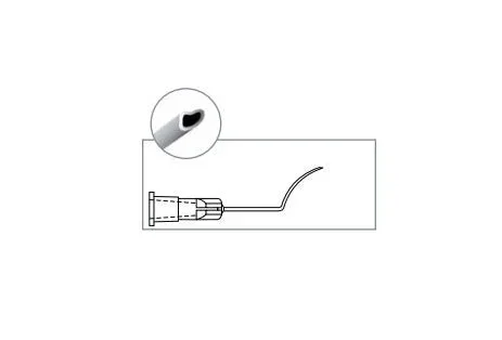 Oasis Oasis Lasik Irrigation Cannula 26 Gauge 1 Inch 9 mm Formed Extension With Spatulated Tip – 4036LS
