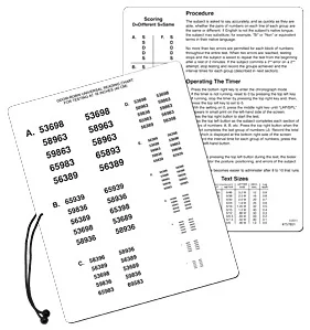 Odom-Robin Near Vision Chart