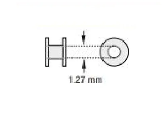 Olympus America Inc Ear Ventilation Tube Sheehy Collar Button 1.27 mm Inner Diameter – 70141080