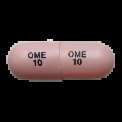 Omeprazole 10 mg Acid Reflux Reliever by Sandoz 30 Capsules