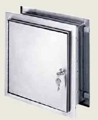 Omnimed Beam Specimen Pass-Thru Cabinet Wall Mount Stainless Steel Without Shelf – 181785